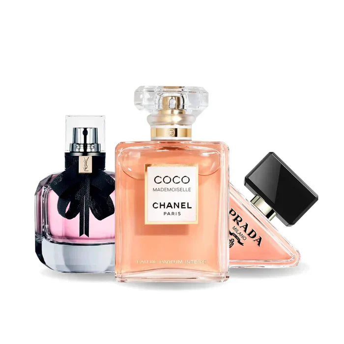 3er-Pack Parfums: Prada PARADOXE, COCO MADEMOISELLE und MON PARIS, je 100 ml