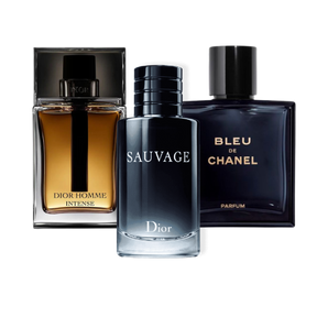 Packung mit 3 Düften: Sauvage Dior, Bleu de Chanel, Dior Homme Intense (Eau de Parfum) 