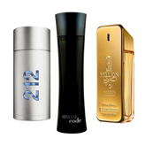 Parfüm 3er-Pack: 212 Men NYC, Paco Rabanne One Million, Armani Code Homme (Eau de Parfum)