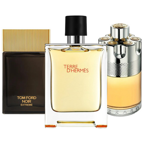 Packung mit 3 Düften: Terre d'Hermès, Azzaro Wanted, Tom Ford Noir Extreme (Eau de Parfum)